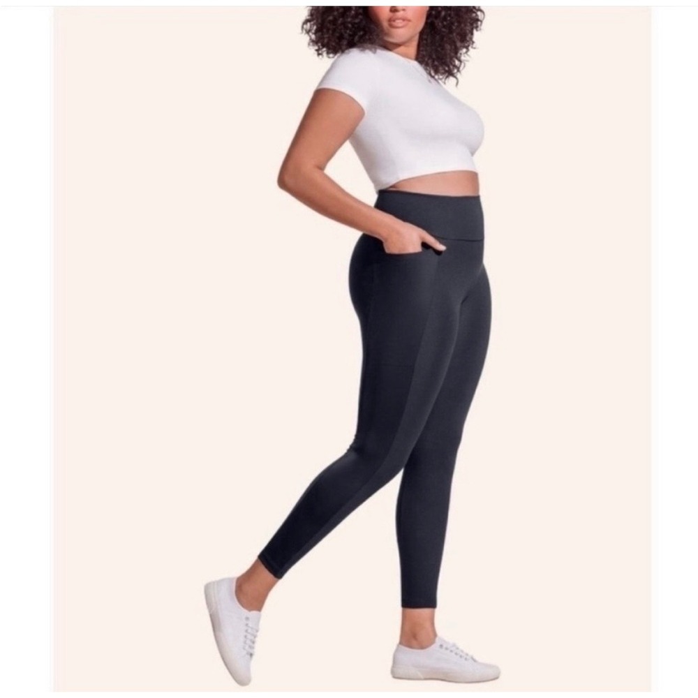 Honeylove‎ black pocket leggings women's large